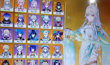 Conta de genshin com Zibai + Linnea e ++