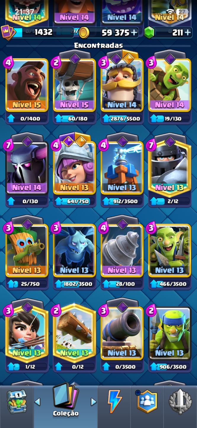 CONTA DE CLASH 8500 PERFEITA