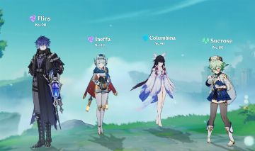 Conta de Genshin AR 56. Flins Premium + BIS