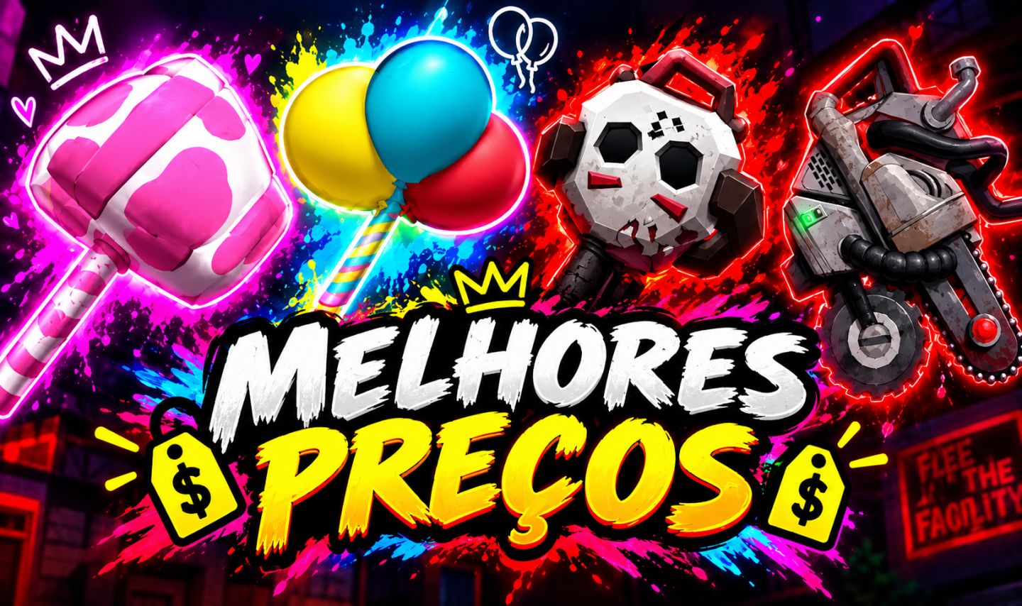 [ MELHOR PREÇO ] FLEE THE FACILITY, MOO PLUSHIE, BALLONS, SLICE E MUITO MAIS!!!