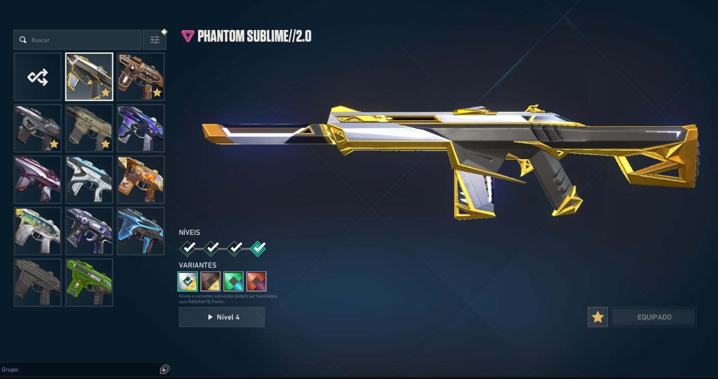 Conta Valorant com Skins - Lvl 314 quase R$3 MIL GASTOS - Ascendente