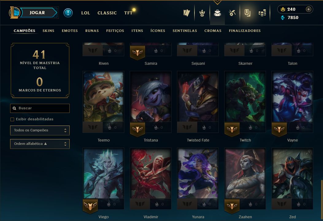 SKIN LENDÁRIA DEUS-REI GAREN + [ OURO 2 COM 75 PDLS ] + [ TROCA NICK ]