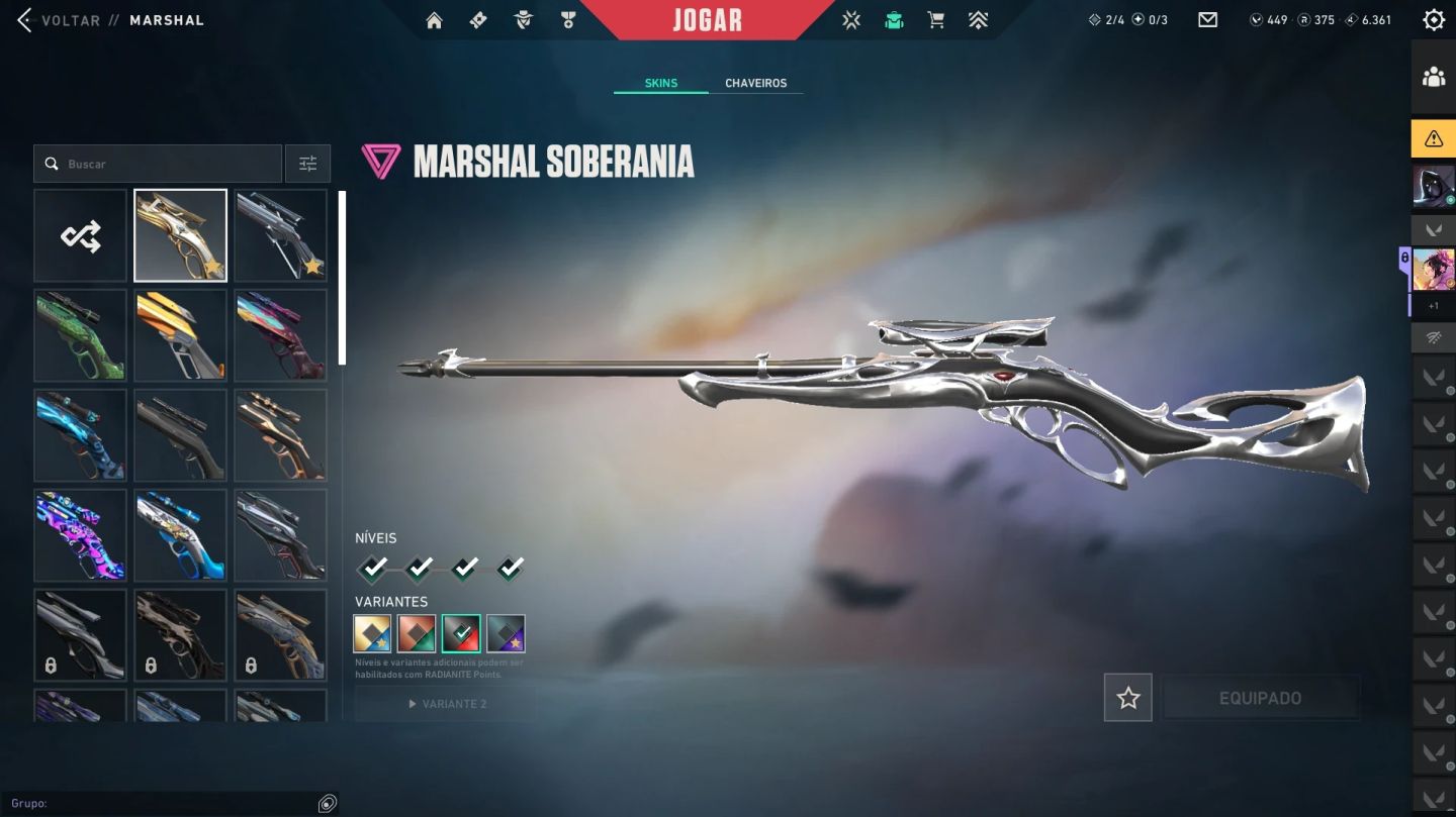 CONTA VALORANT +R$2.300 INVESTIDOS