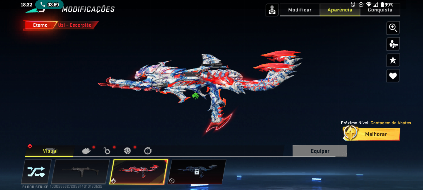 Blood strike ( CONTA COM BASTANTE SKINS DE ARMAS INCLUINDO 2 EVO)