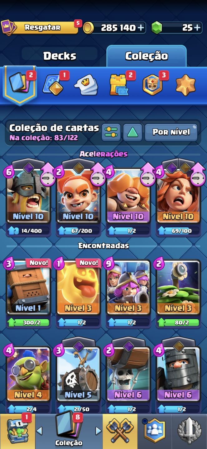 Conta Clash Royale Arena 14 4600 Troféus