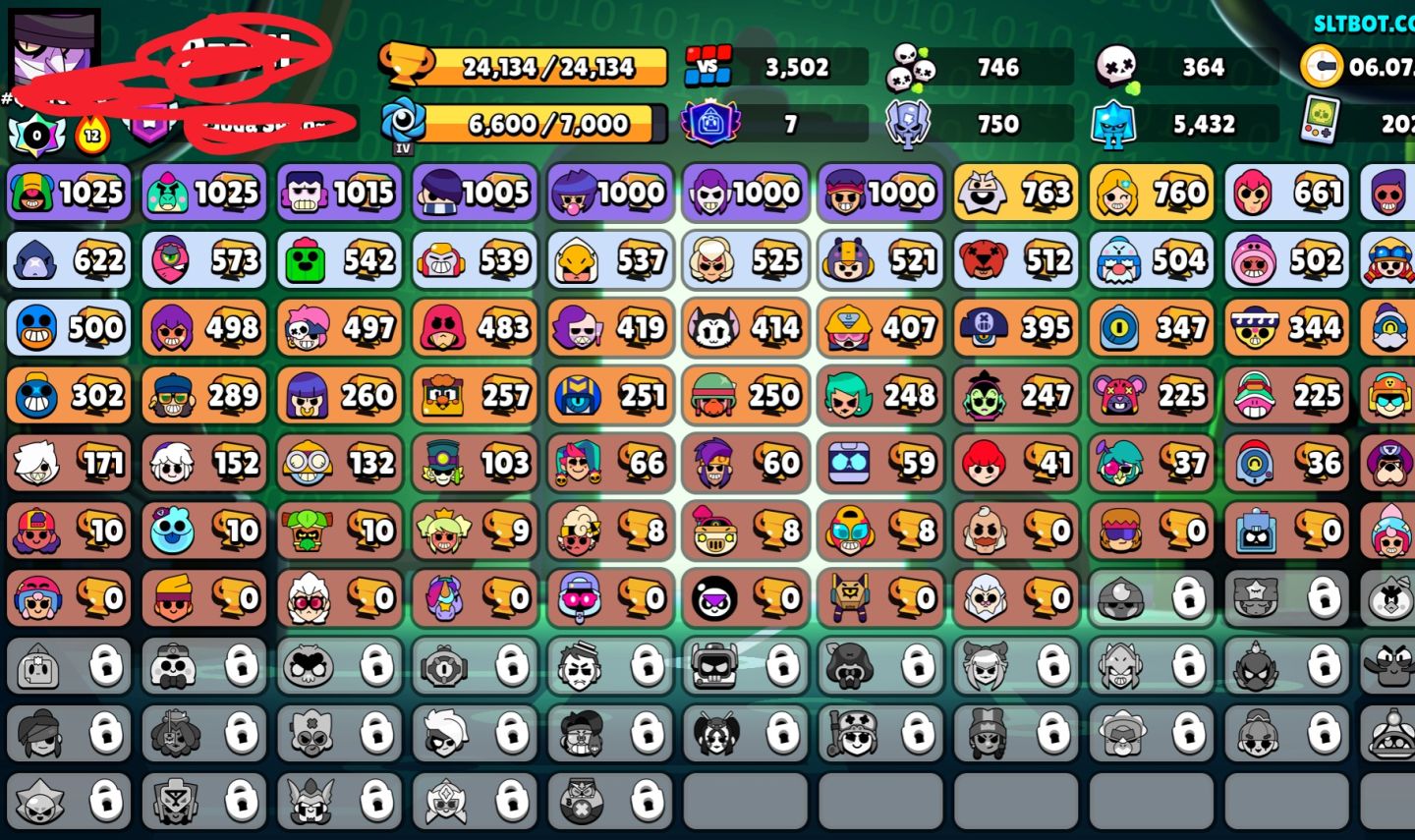 Conta Brawl Stars - Valor Negociável, 24k de Troféus e muitas skins.