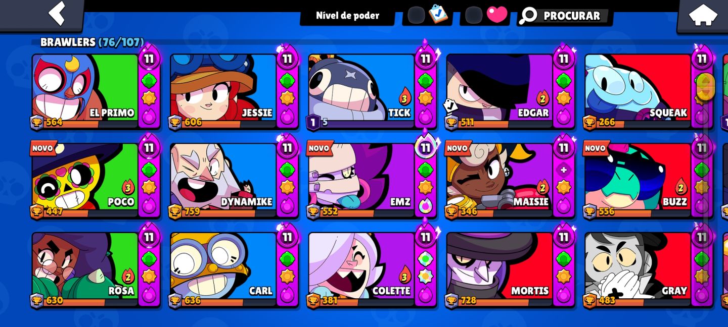 Conta de brawl stars top e barata pra sair rapido