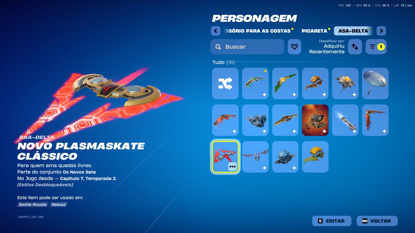 CONTA FORTNITE COM VARIAS SKINS!!!