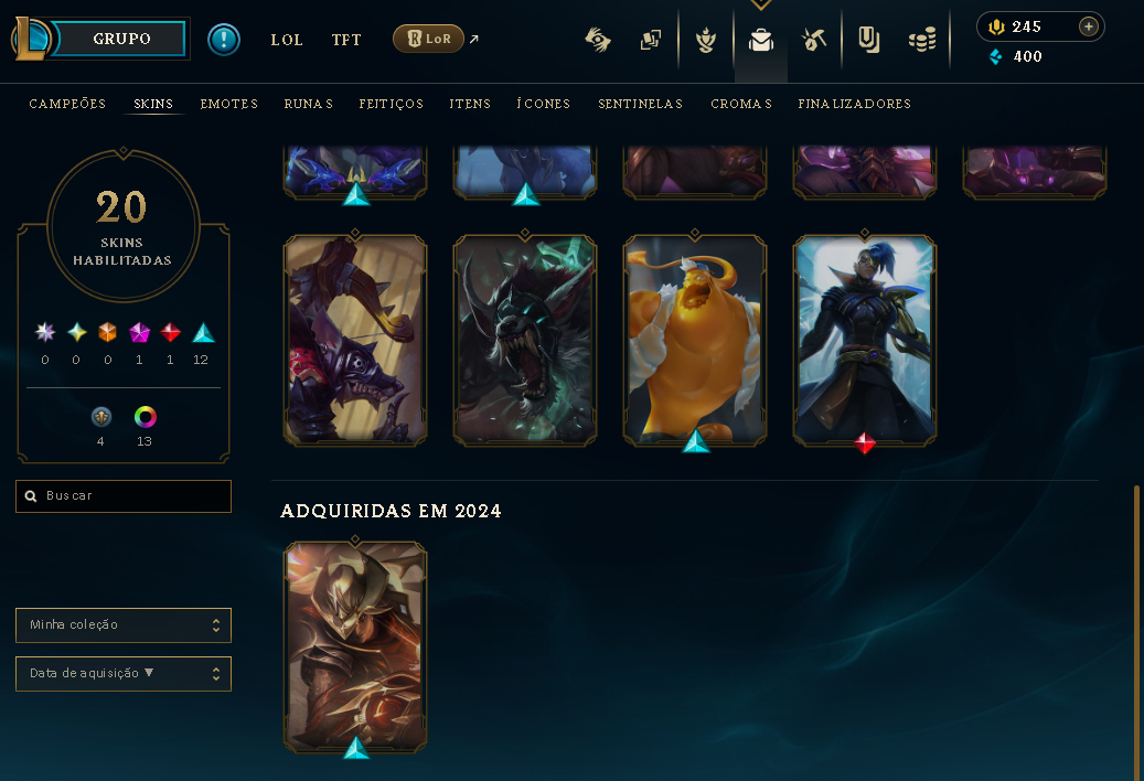 CONTA LOL ESMERALDA FULL ACESSO TROCA DE EMAIL E NICK DISPONIVEIS