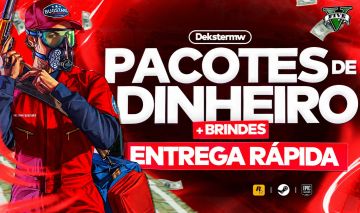 [UP DE CONTAS] GTA 5 ONLINE PC | PACOTES DE DINHEIRO + BRINDES