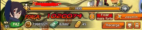 CONTA NARUTO ONLINE | 1KK+ FORÇA | TOP 33 | 418 DIAS MEDALHA| MADARA4S +HASHI 4S