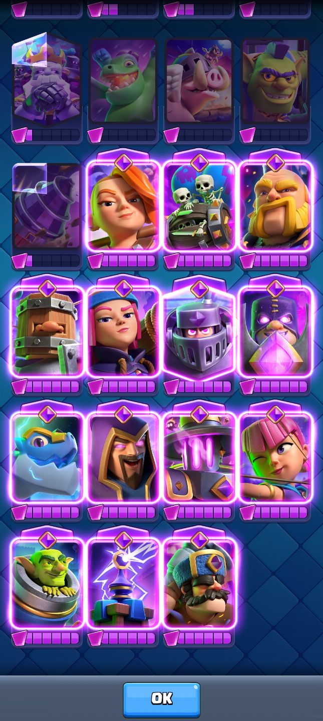 Conta clash royale MAIOR CAMPEAO upada várias evo