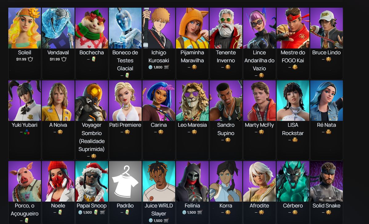 Conta Epic + fortnite com varias skins, Jogos, club e passes.