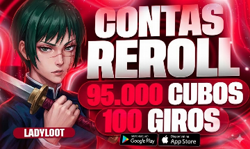 Contas Rerrol jujutsu kaisen 90k + CUBOS (PROMOÇÃO )