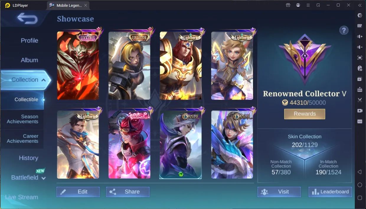 CONTA MOBILE LEGENDS COM 202 SKINS [SMURF] LEIA DESCRIÇÃO