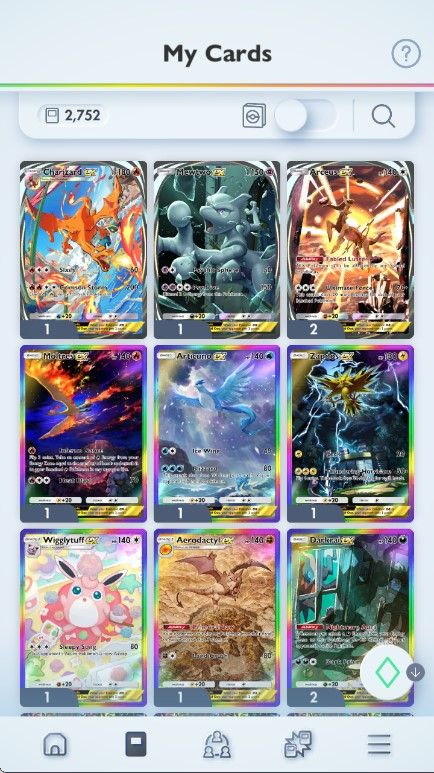 Conta com decks de campeonato