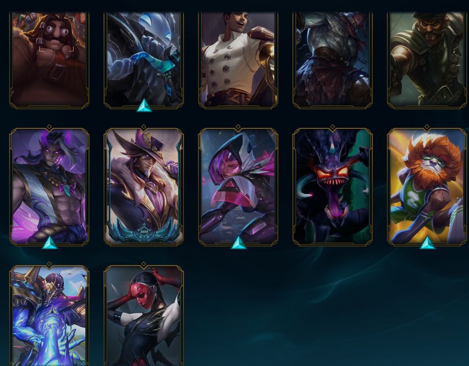 CONTA DE 2014 | DIAMANTE IV | 60% WR | 152 SKINS | TODOS CAMPEÕES