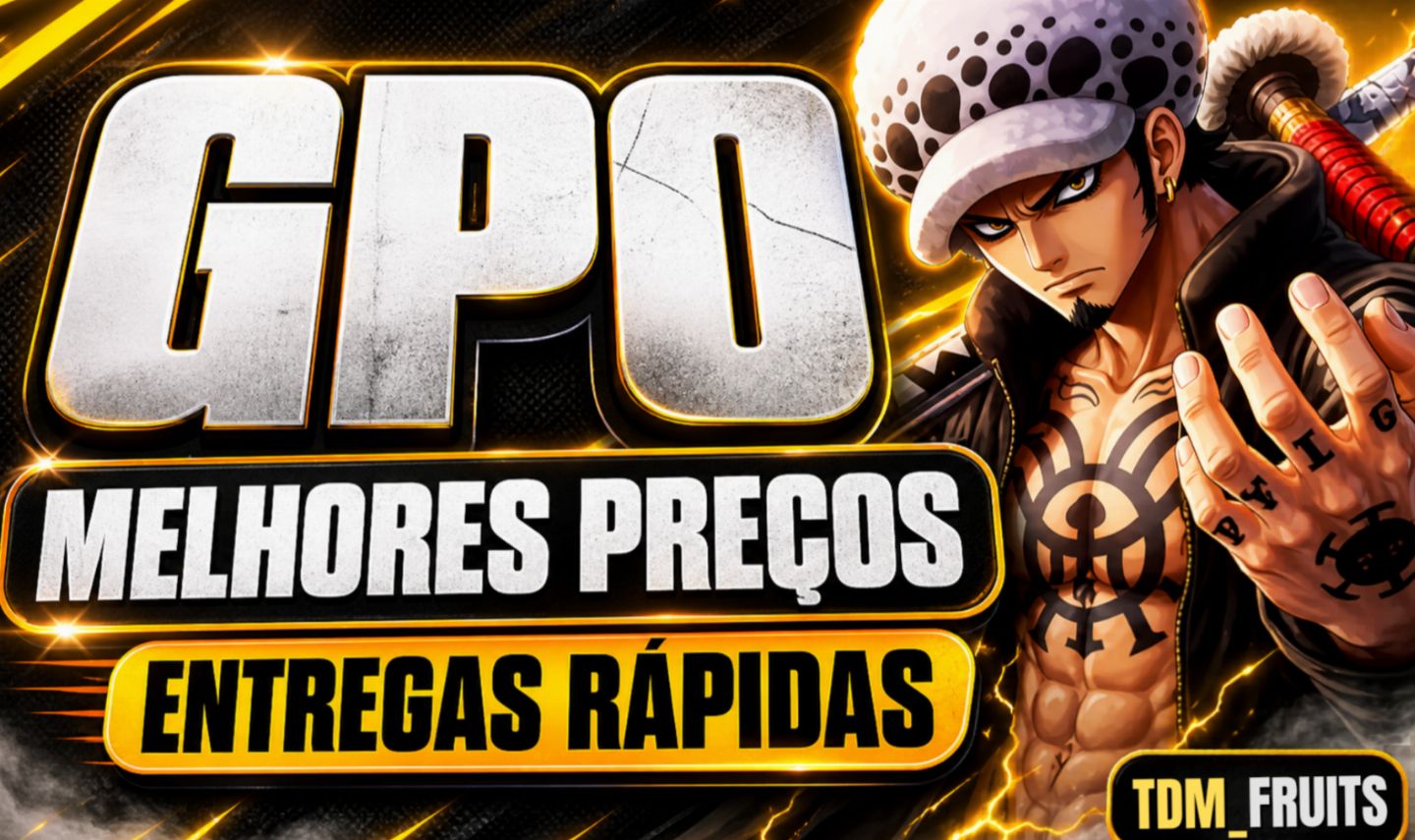PREÇO DE FORNECEDOR GPO-GRAND PIECE ONLINE /FRUTAS, BAÚS, ITENS, ESPADAS E MAIS!