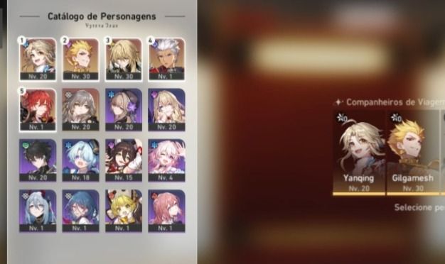 Honkai Archer e Gilgamesh e moeda espírito companheiro dourado no garantido