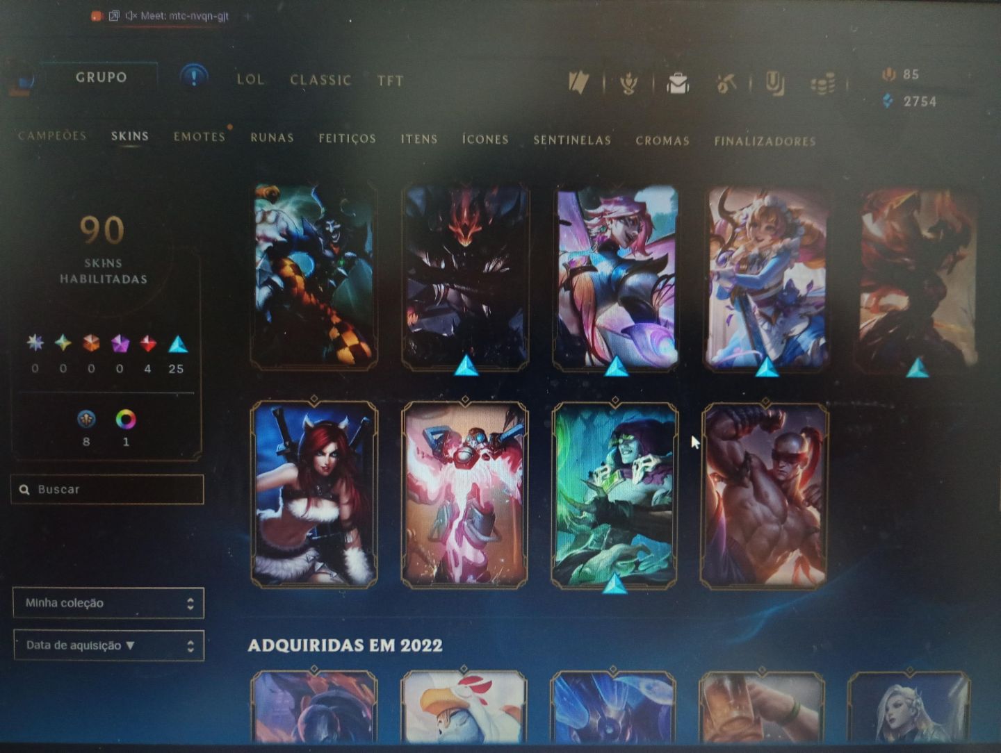 Conta LoL lev 200 com skin Yone velho oeste