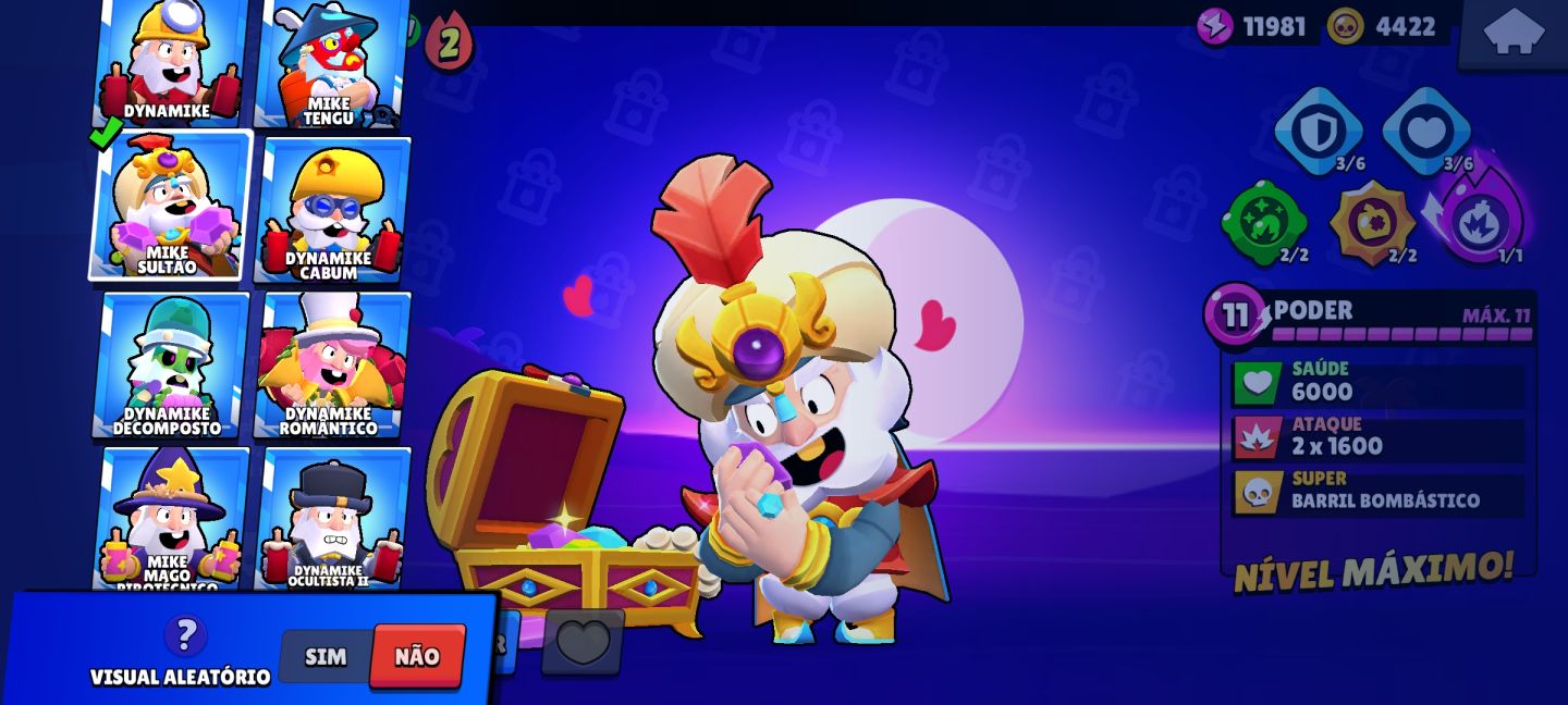 Brawl stars CONTA 9/10, +5 passe comprados, skin edgar rara