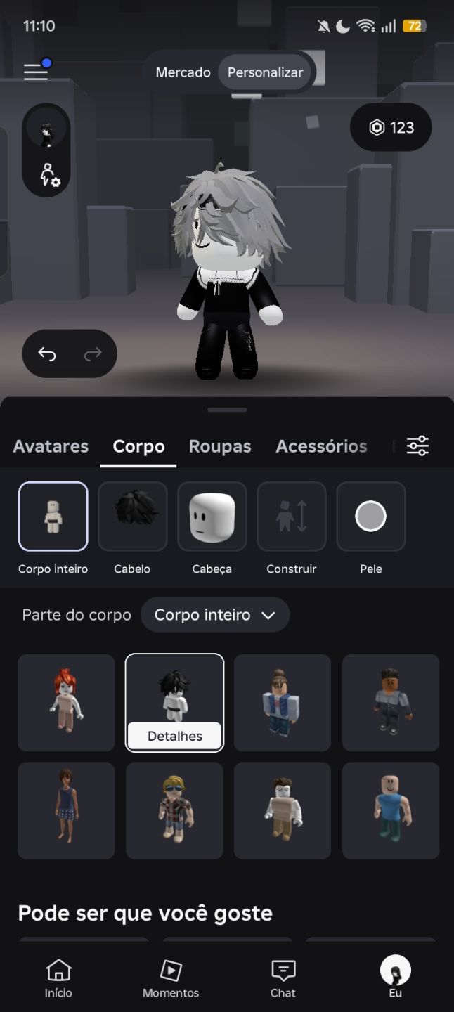 Conta de roblox