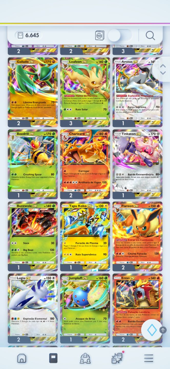 CONTA RARA POKÉMON TCG POCKET