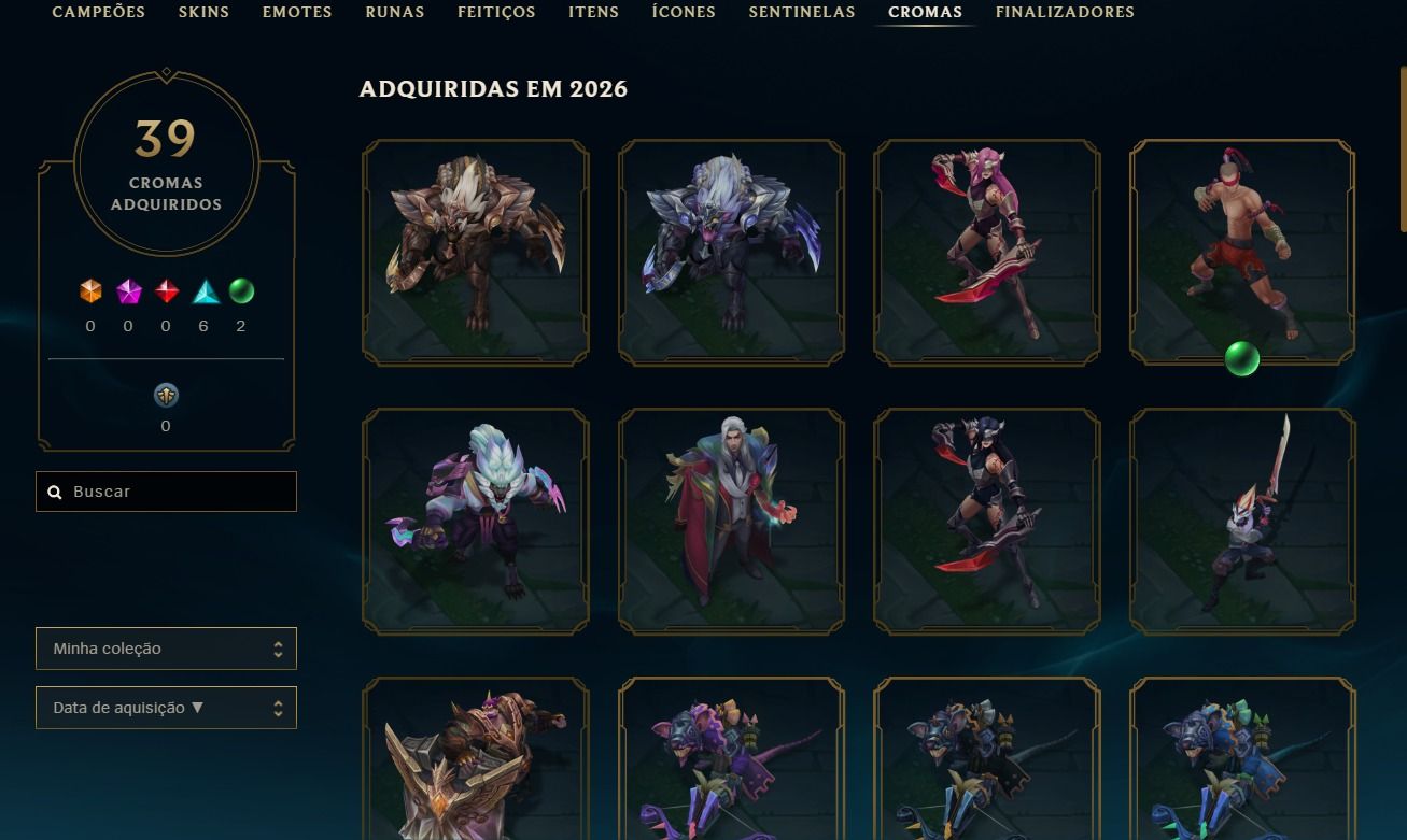 Conta Lol 131 Skins Full Acesso