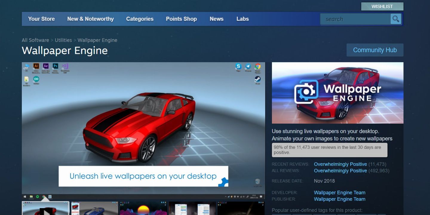 (15% OFF) WALLPAPER ENGINE + BRINDE