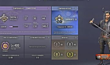 CONTA PUBG TIER 5 LEVEL 341