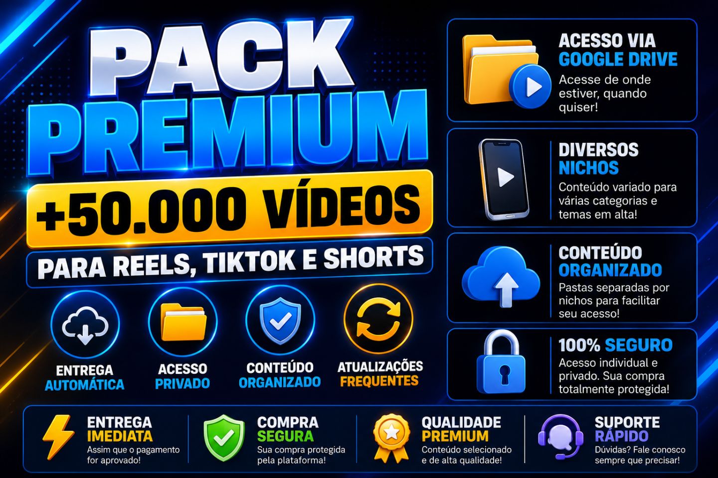 +50.000 VÍDEOS VIRAIS , TIKTOK [ ENTREGA AUTOMÁTICA ]