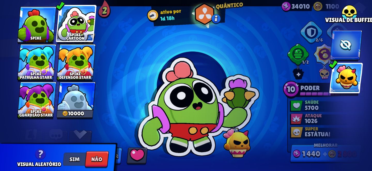 CONTA BRAWL STARS COM 101/108 BRAWLERS/SKINS DE TODAS RARIDADES