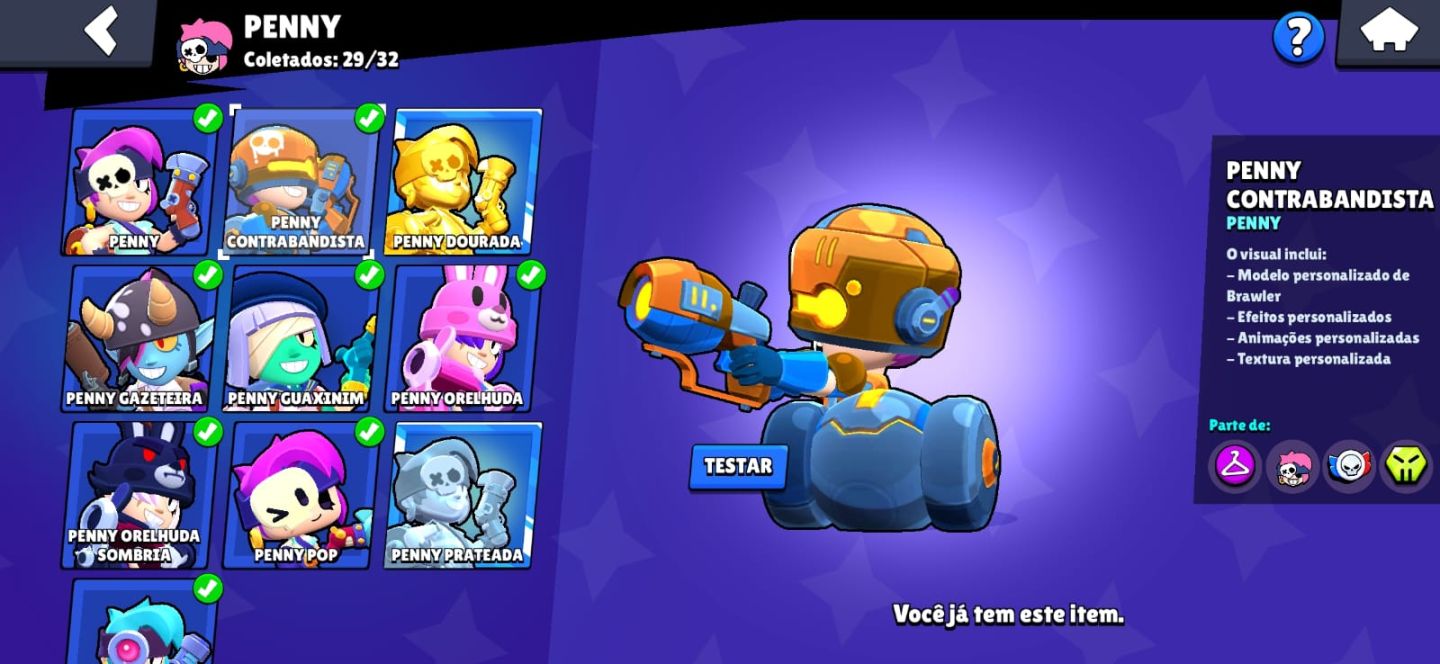 Conta Brawl Stars 85K de Troféus - Brawl Passe ativo!