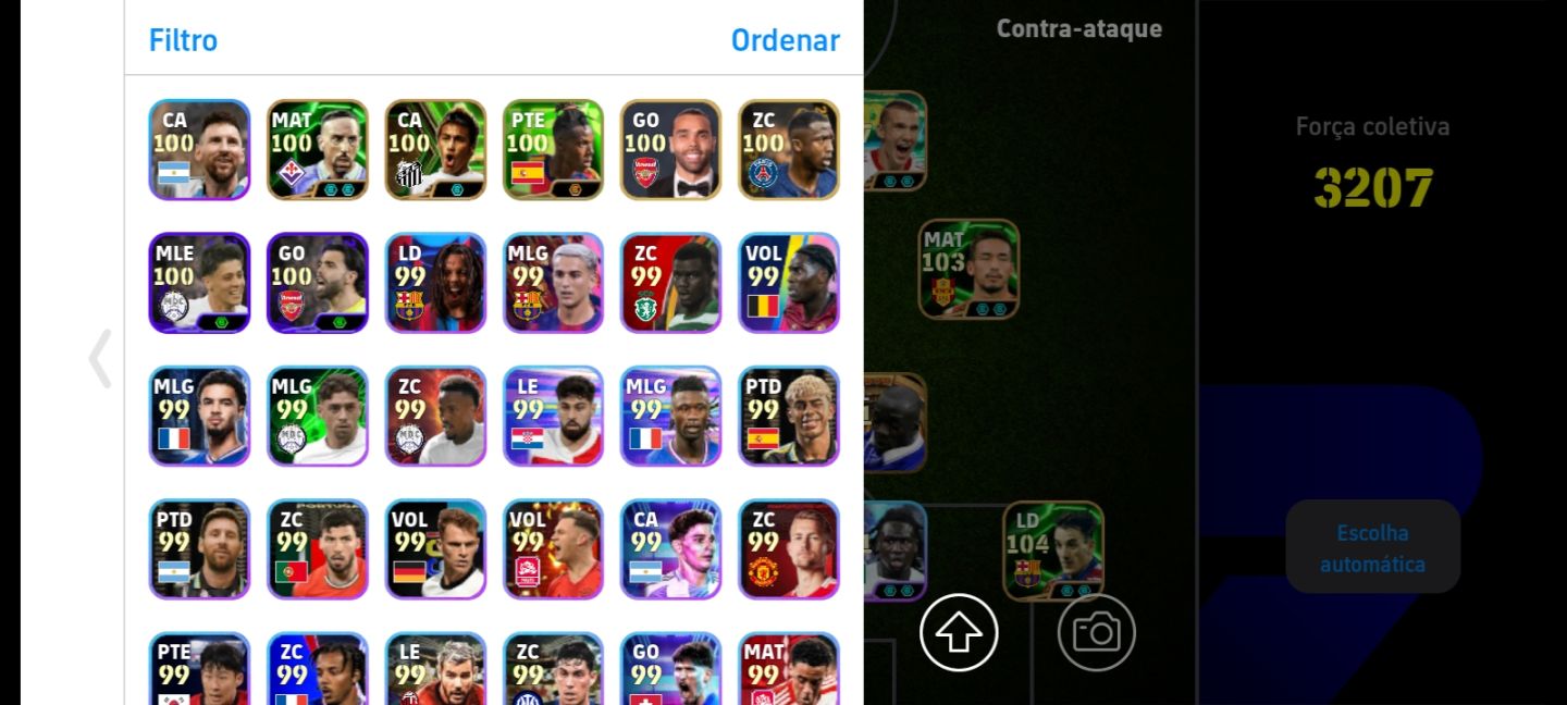 CONTA eFootball 3207 - Time dos Sonhos Pronto Pro Div 1