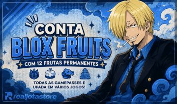12 PERM FRUITS! CONTA BLOX FRUITS FULL GAMEPASS, FISCH BLADE BALL GROWN A GARDEN