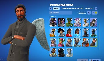 CONTA DE FORTNITE COM SEASON 3 CAPÍTULO 1/ GLIDER TRAVIS/ TAKE THE L/ E MUITO +