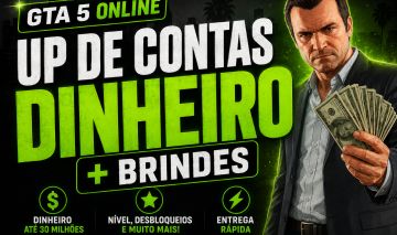 PACOTES DE DINHEIRO + BRINDES + DESBLOQUEIOS | ENTREGA RÁPIDA | GTA 5 ONLINE