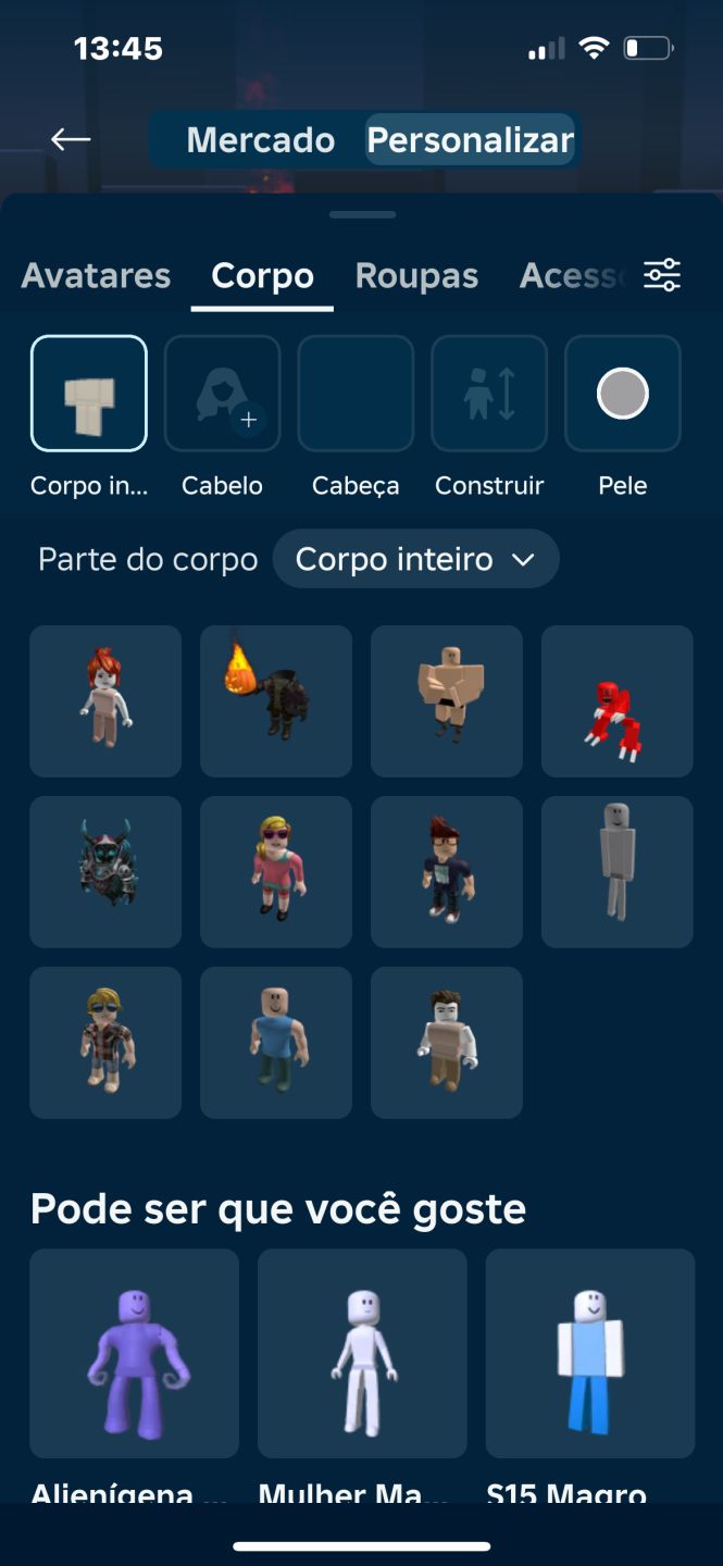 Conta Roblox com Headless e Korblox