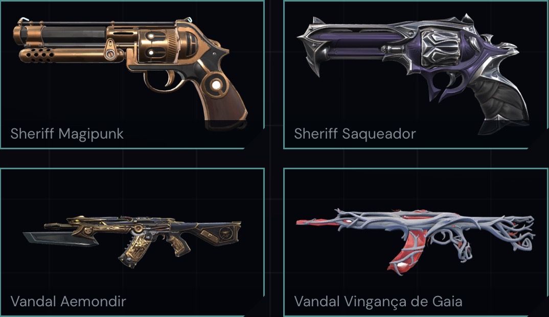 CONTA VALORANT IMORTAL 1 INVENTÁRIO INSANO!