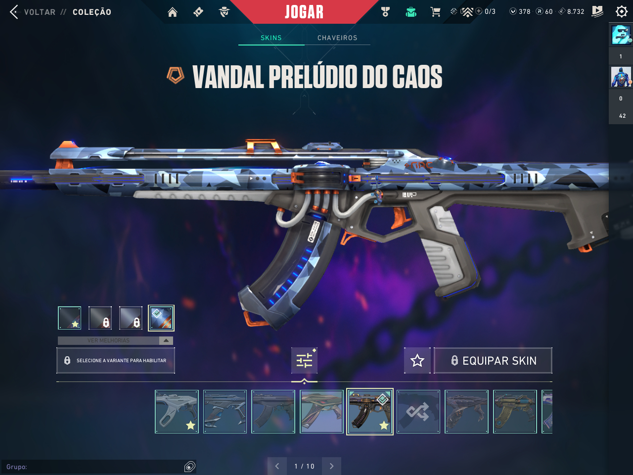 Conta Dima 1 com varias skins