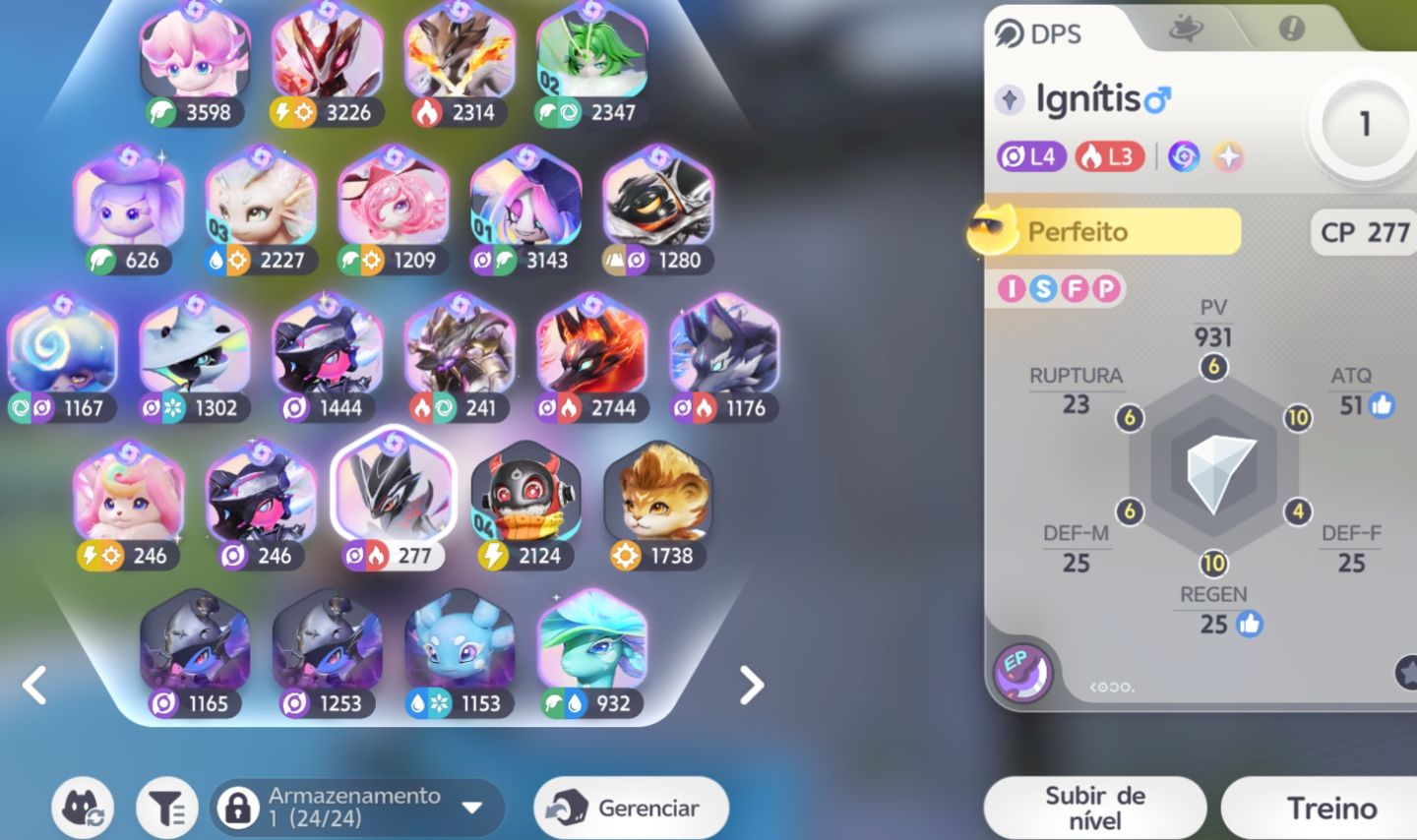 Conta top Aniimo 17 Prismanas Perfeitos Irisalis 10/10 Peonio 10/09 Ignits10/10