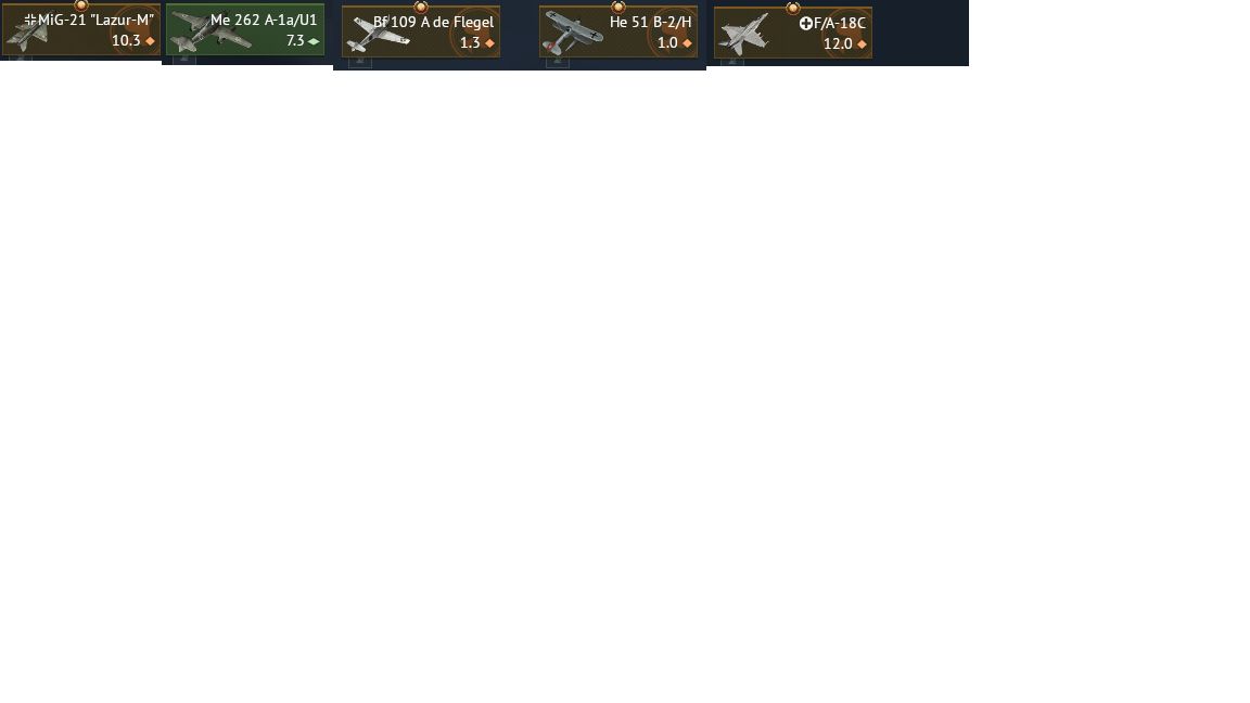 1 x Conta WarThunder com Alemanha/Russia FULL TOP TIER
