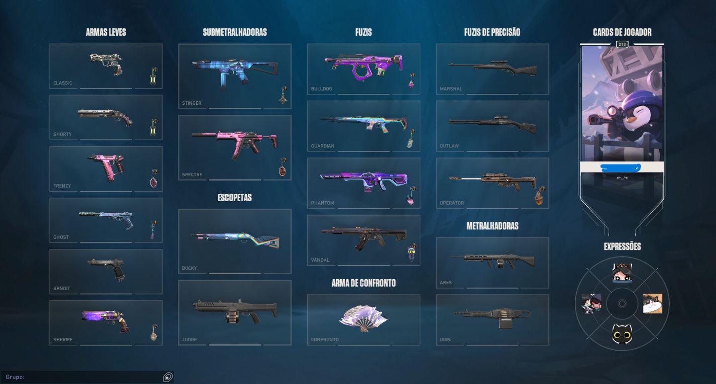 CONTA RIOT VALORANT + LOL COM SKINS EXCLUSIVAS