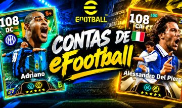 (DEL PIERO E ADRIANO!!!) CONTAS de eFOOTBALL!!!