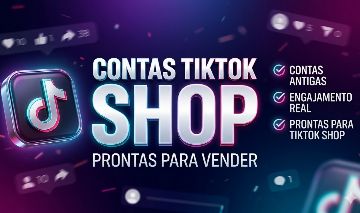 CONTAS PARA TIKTOK SHOP | 2K + SEGUIDORES