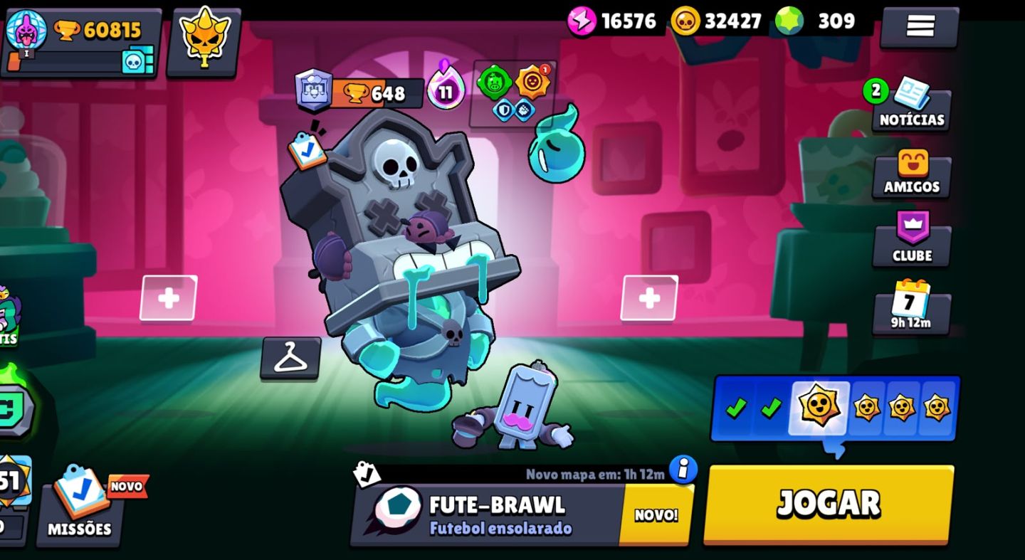 Conta Brawl Stars 60K - Todos os Brawlers
