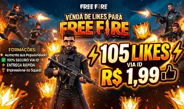 LIKES PARA FREE FIRE DE ALTA QUALIDADE