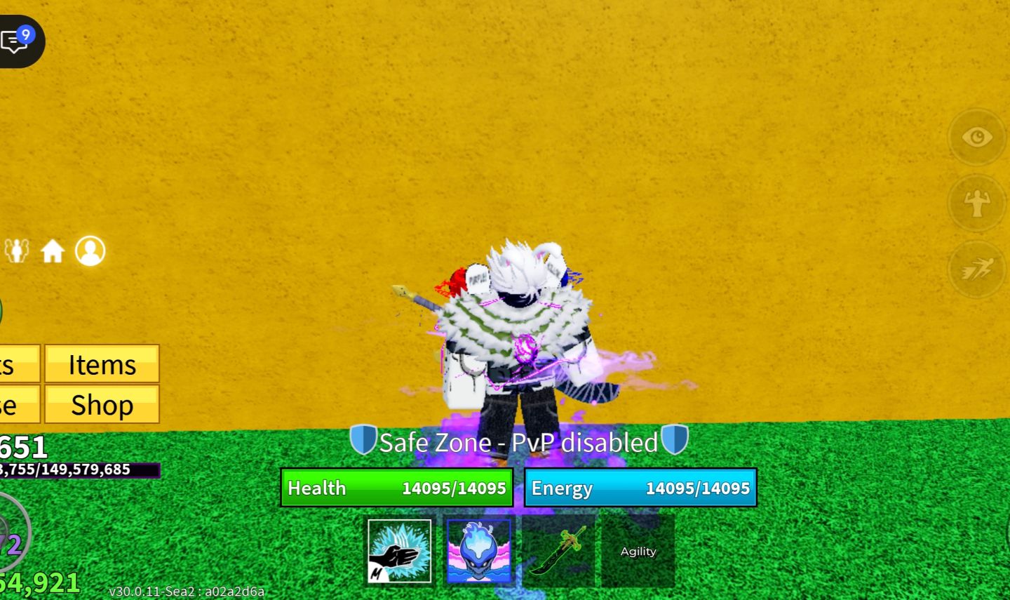 CONTA DE BLOX FRUITS GEMADA E COM SKIN DE ROBUX