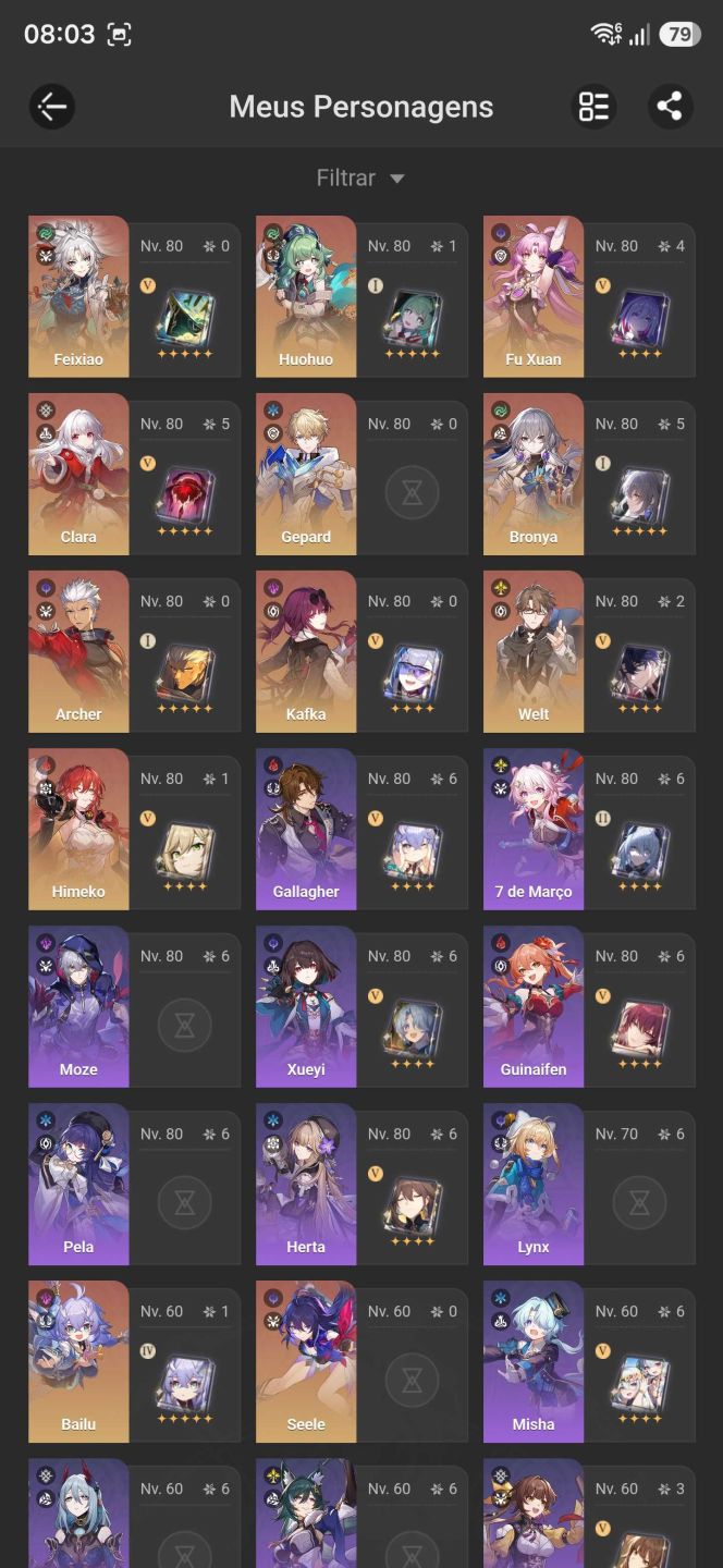 [Honkai Star Rail] Conta Endgame | Phainon E2S1 + Cyrene E2S1 + Acheron E2S1