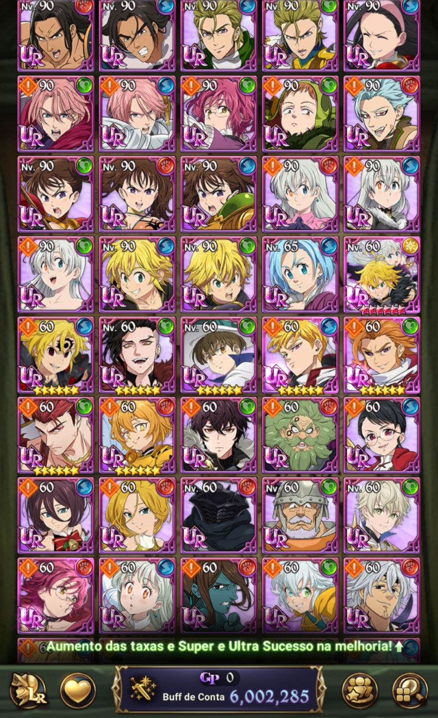 A melhor conta inicial muito TOP full UR 6,0 kk ccbox e 1500 diamantes
